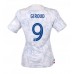 Billige Frankrig Olivier Giroud #9 Udebane Fodboldtrøjer Dame VM 2022 Kortærmet